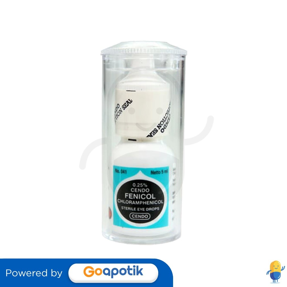 Cendo Fenicol 0,25% Tetes Mata 5 Ml