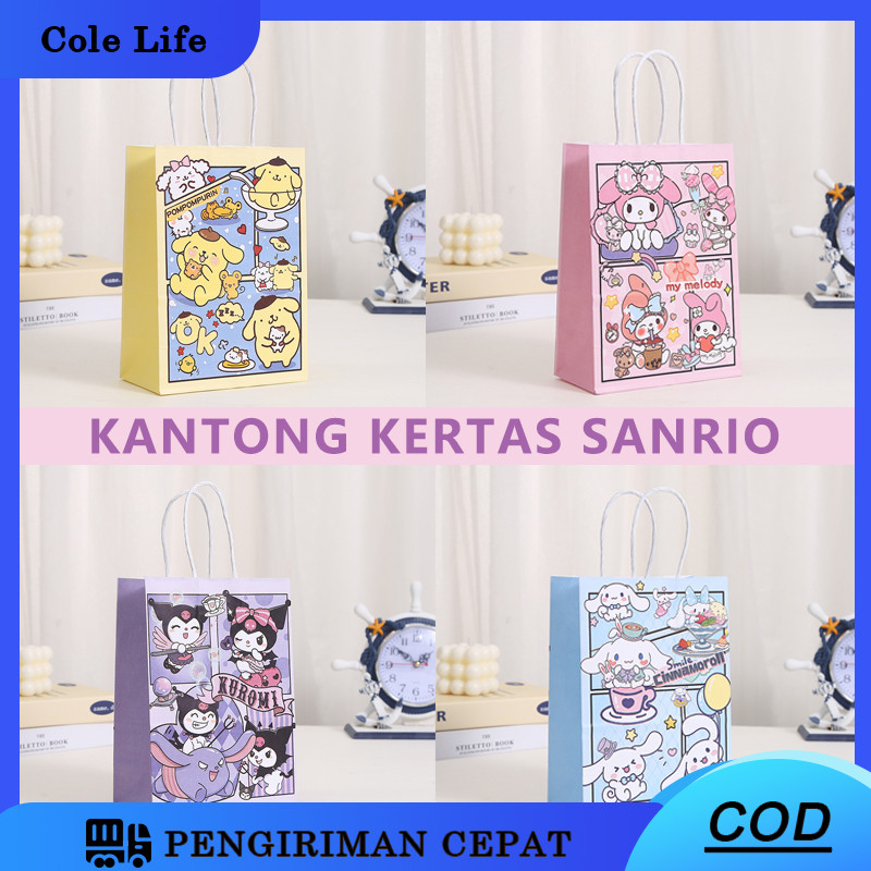 

Kantong Kertas Bertanda Logo Sanrio/TAS HADIAH HAMPERS KERTAS KADO MOTIF ULANG TAHUN