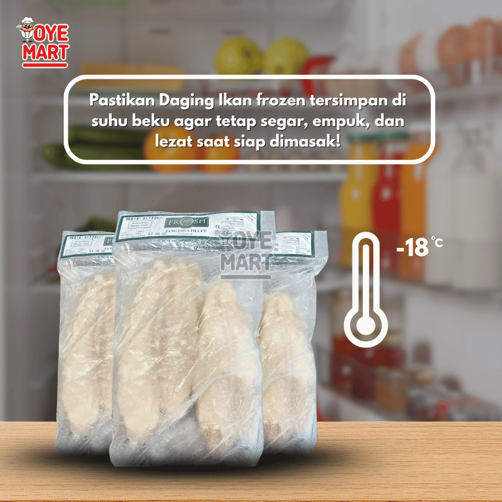 

Classica2106 Frosh Dori Fillet Nbl 1Kg Isi 4 Pangasius Fillet Dory