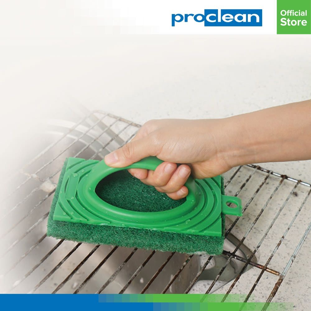 Proclean Sikat Scrub Premium - Hijau Brush Scrub Sikat Gosok Cleaner Kerak Scrub Brush