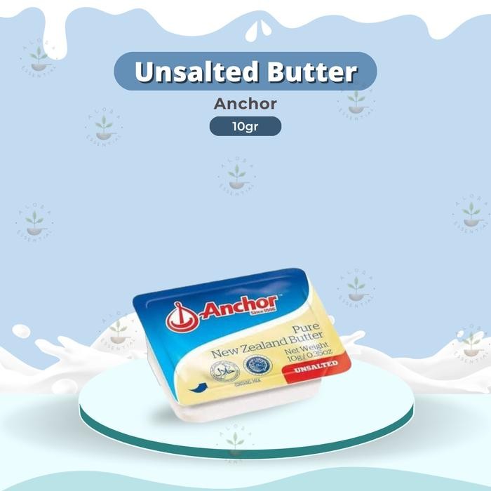 

NG Anchor Unsalted Butter 10 mini cups 7g dengan Food ContainerNG
