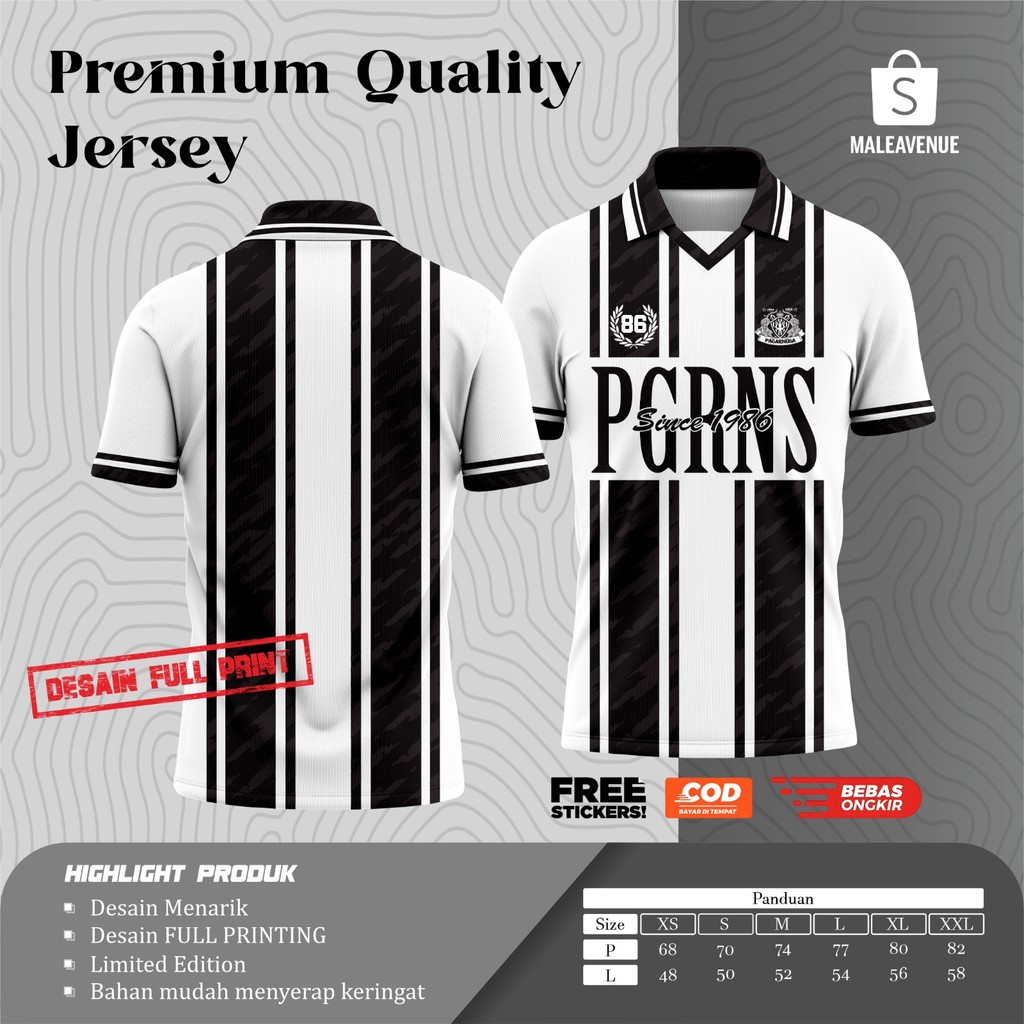 Jersey Vintage Pagar Nusa PGRNS Since 1986