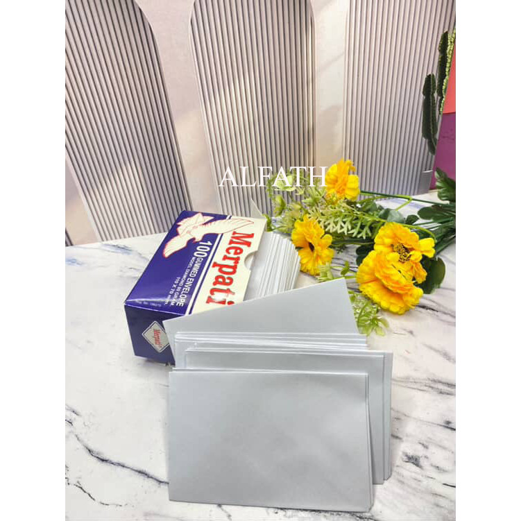 

Amplop Mini Putih Polos Merpati 100 Pcs 80gr/ Amplop Merpati Kecil