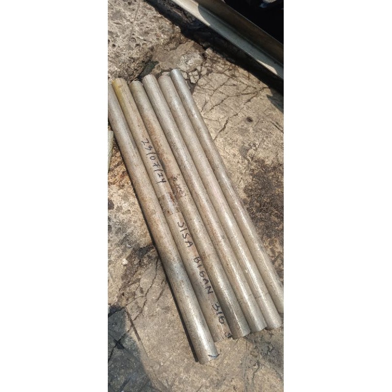 pipa stainless 304 16mm x 3mm x 50mm