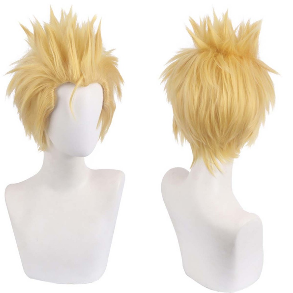 Anime Tokyo Revengers Rindo Haitani Cosplay Highlight Yellow-green Wig For Men