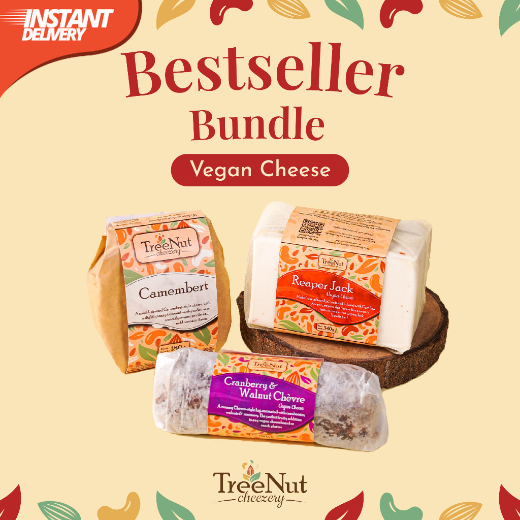 

Bundle Keju Vegan Bestseller – Kirim Instan (Bali) | TreeNut Cheezery