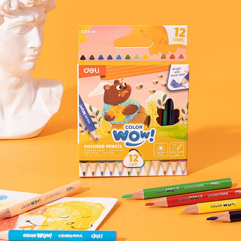 

Deli | Pensil Warna (Color Pencil) ColorWOW! | 12 warna | EC139-12