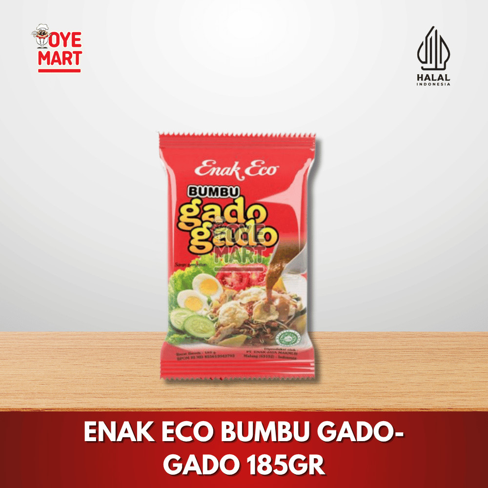 

ENAK ECO BUMBU GADO-GADO 185GR /BUMBU INSTAN