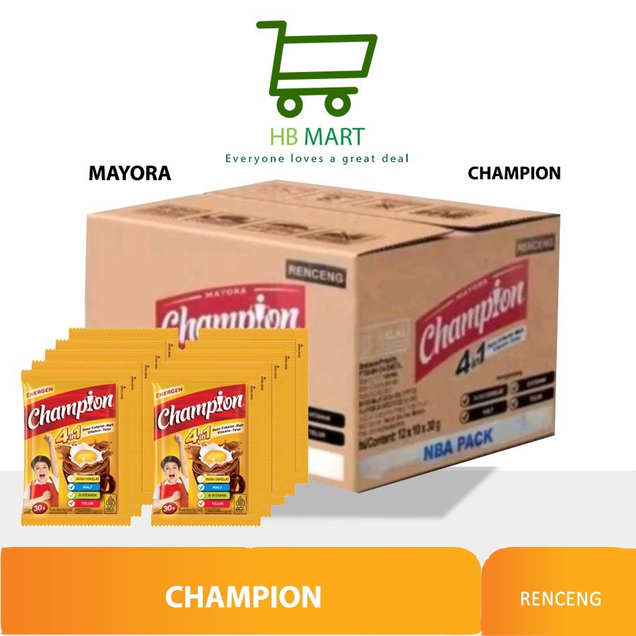 

1 KARTON ENERGEN CHAMPION (120sachet)