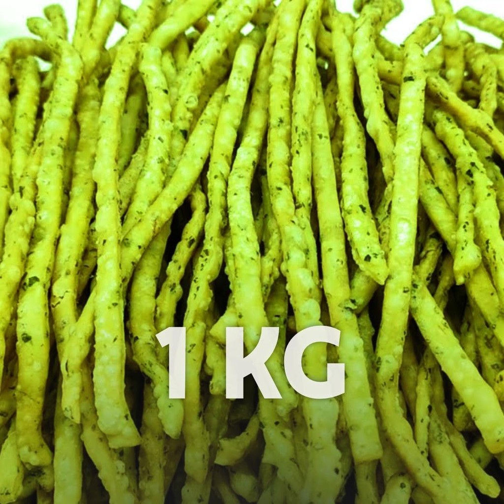 

[ 1KG/500GR/250GR ] Cistik Bawang Bayam Premium / Stik Bawang Bayam Gurih Renyah / Hijau Food Pedas Cemilan Makanan Asin