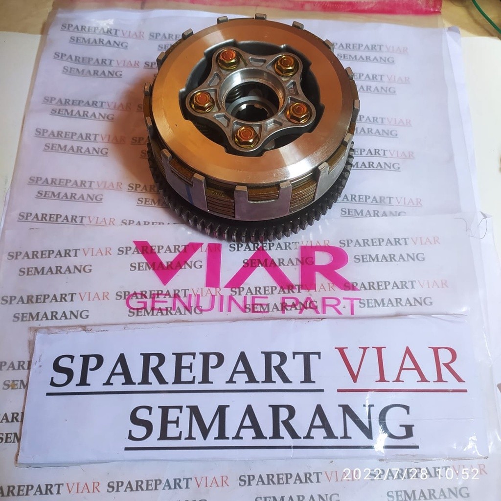 VIAR- PROMO RUMAH KOPLING SET ORI VIAR RODA 3 150 200 300CC KAMPAS 7 DAN KAMPAS 6 ORIGINAL LIDE VIAR