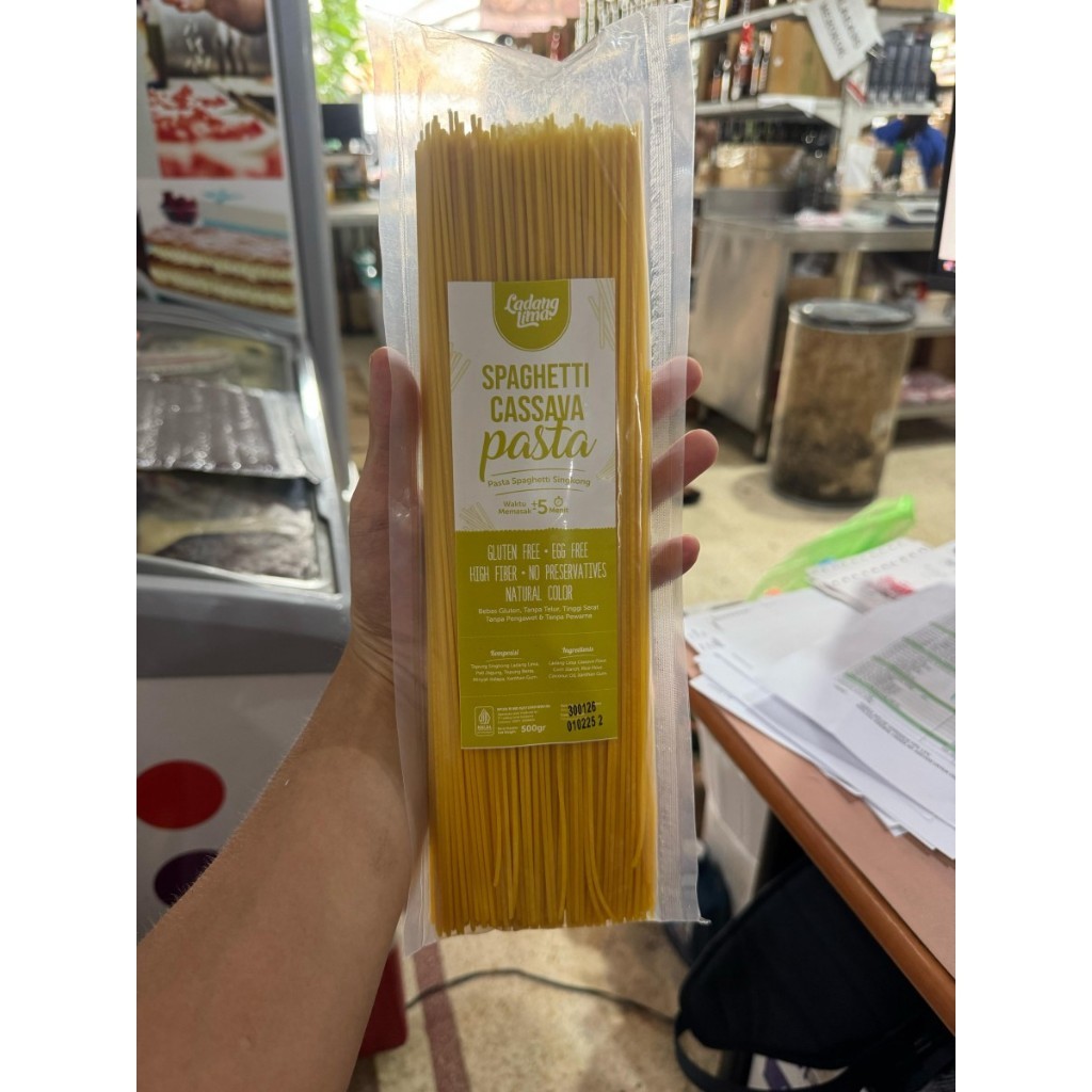 

Spaghetti Gluten Free Ladang Lima / Gluten Free Spaghetti Ladang Lima / Gluten Free Pasta - 500 Gram