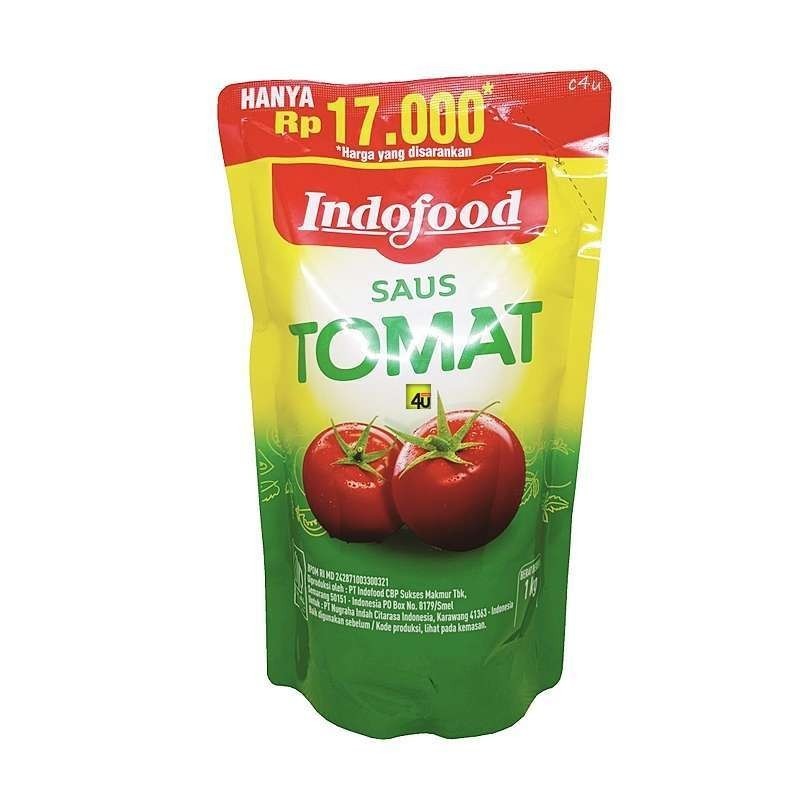 

Saus Tomat Pouch Indofood / Tomato Sauce Pouch Indofood - 1 Kg