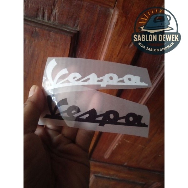 

Sablon setrika Logo VESPA
