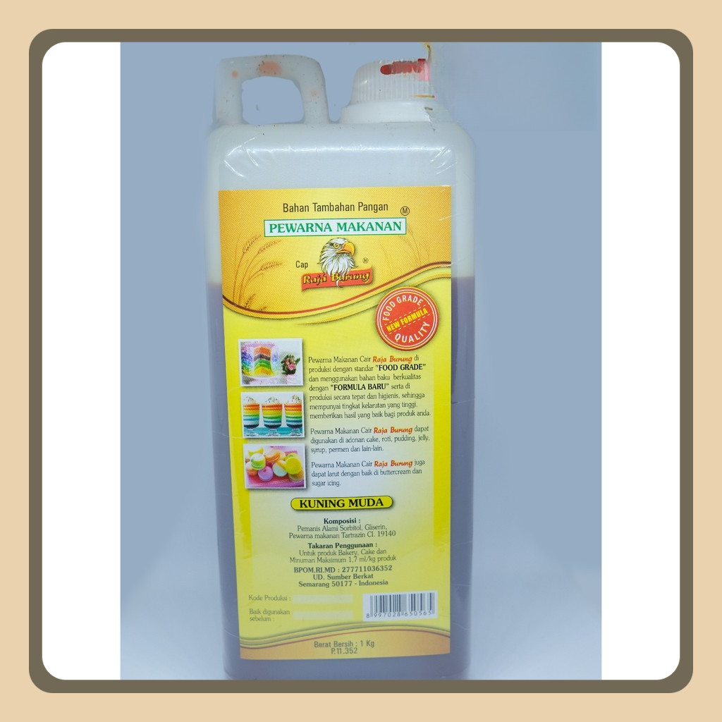

Pewarna Makanan Raja Burung 1 Liter