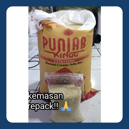 

Beras basmati punjab kingg 5kg kemasan Eceran/ Repack!!
