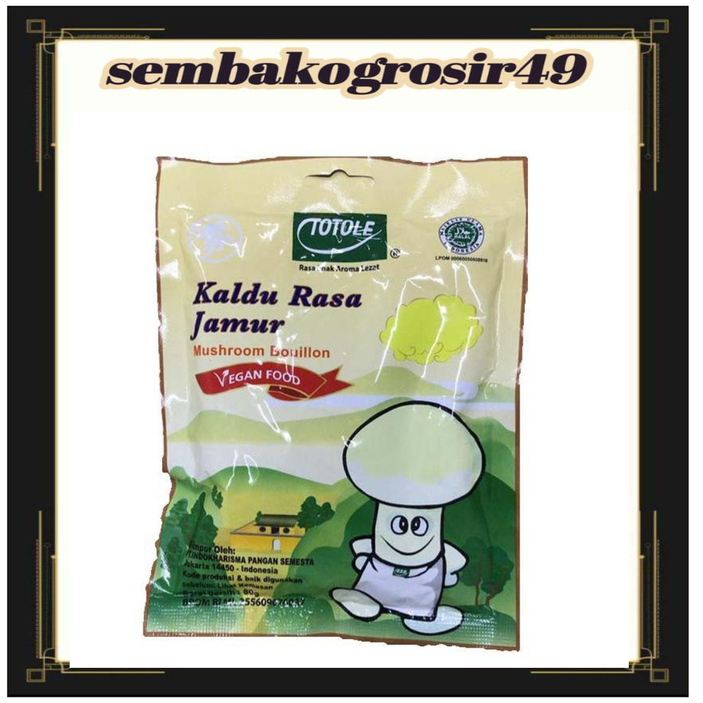 

SSG Totole Kaldu Rasa Jamur / Mushroom Seasoning - 80gr 200gr 400gr
