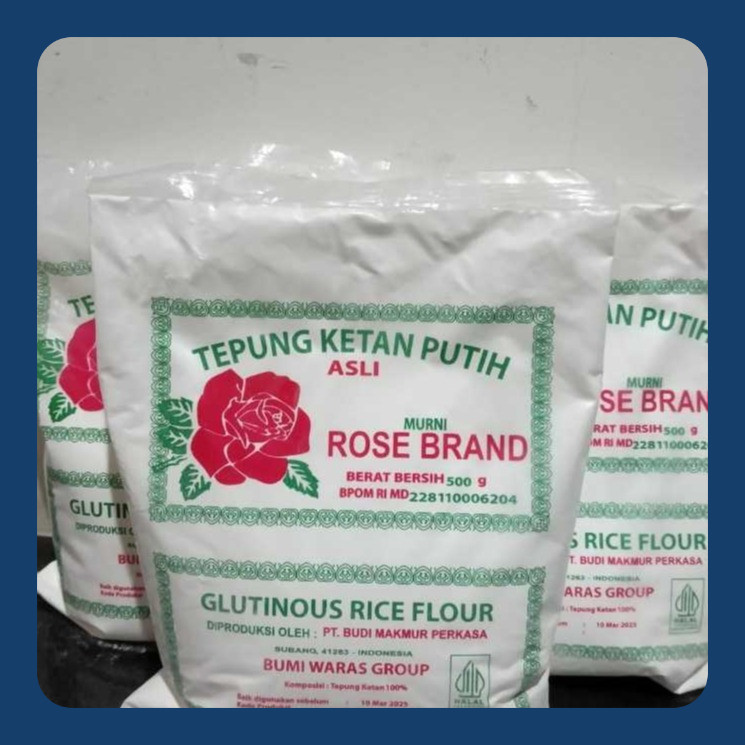 

Tepung Ketan Rose Brand 500g