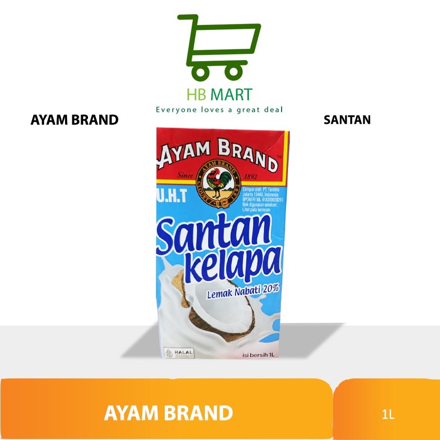 

SANTAN KELAPA AYAM BRAND 1 LITER