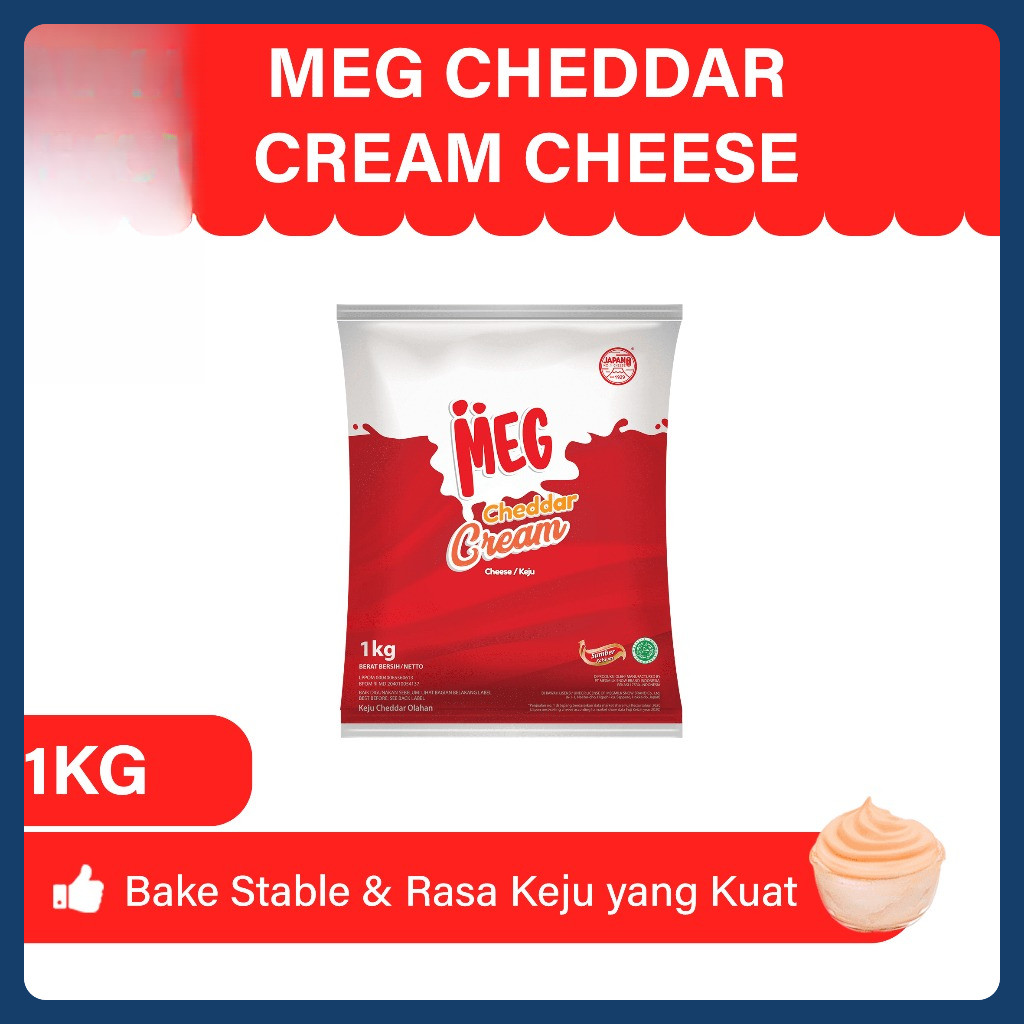 

MEG Cheddar Cream Keju 1 Kg