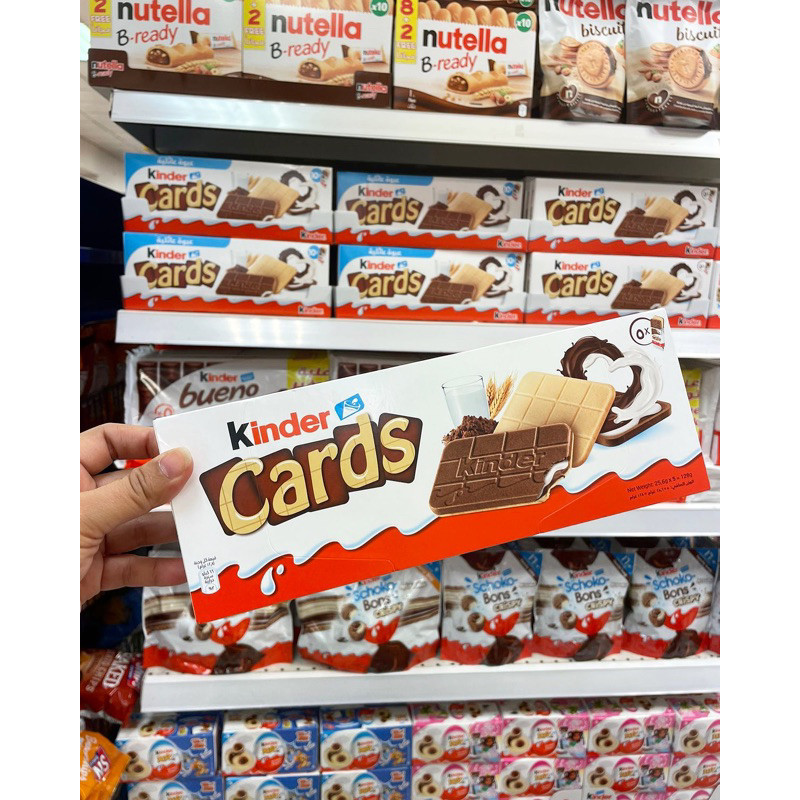 

Kinder Cards Coklat Halal 128gr Made In Italy