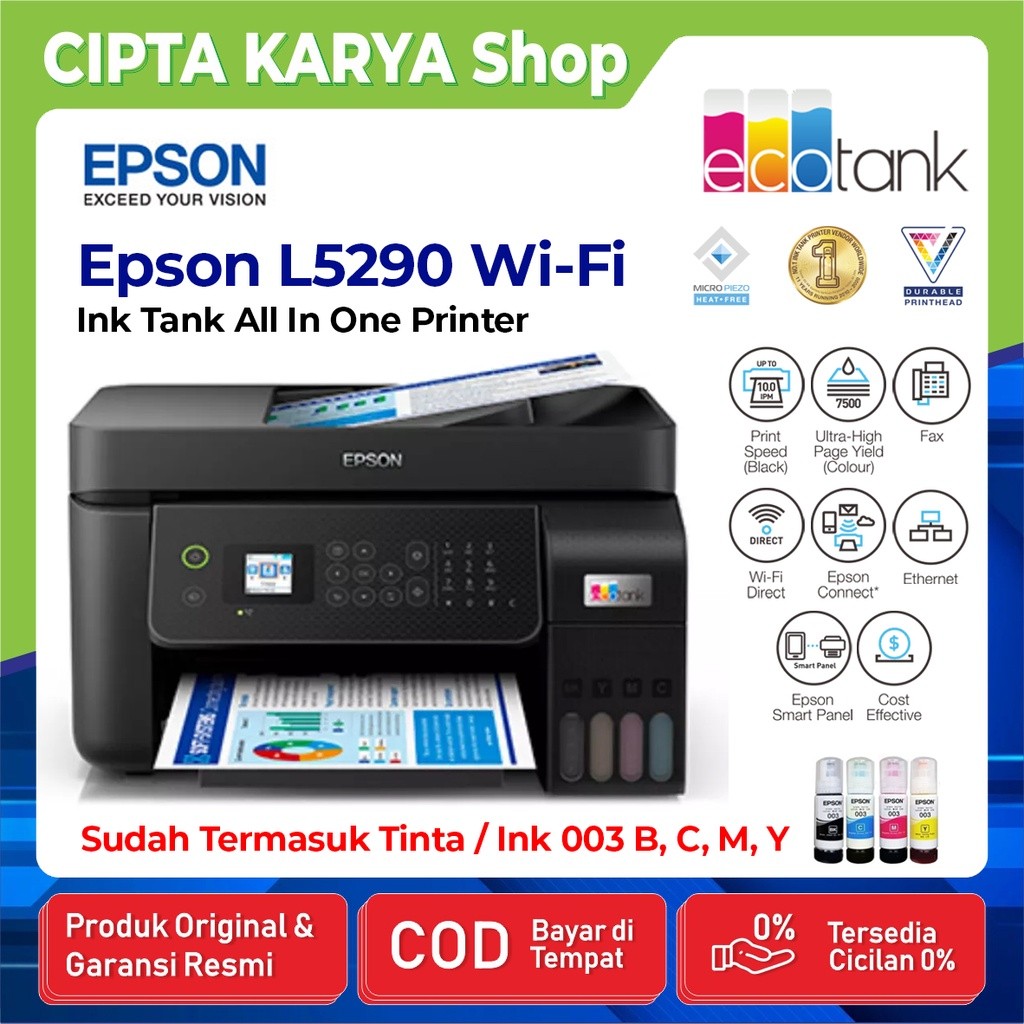 

Epson L5290 WiFi All In One Ink Tank Printer with ADF