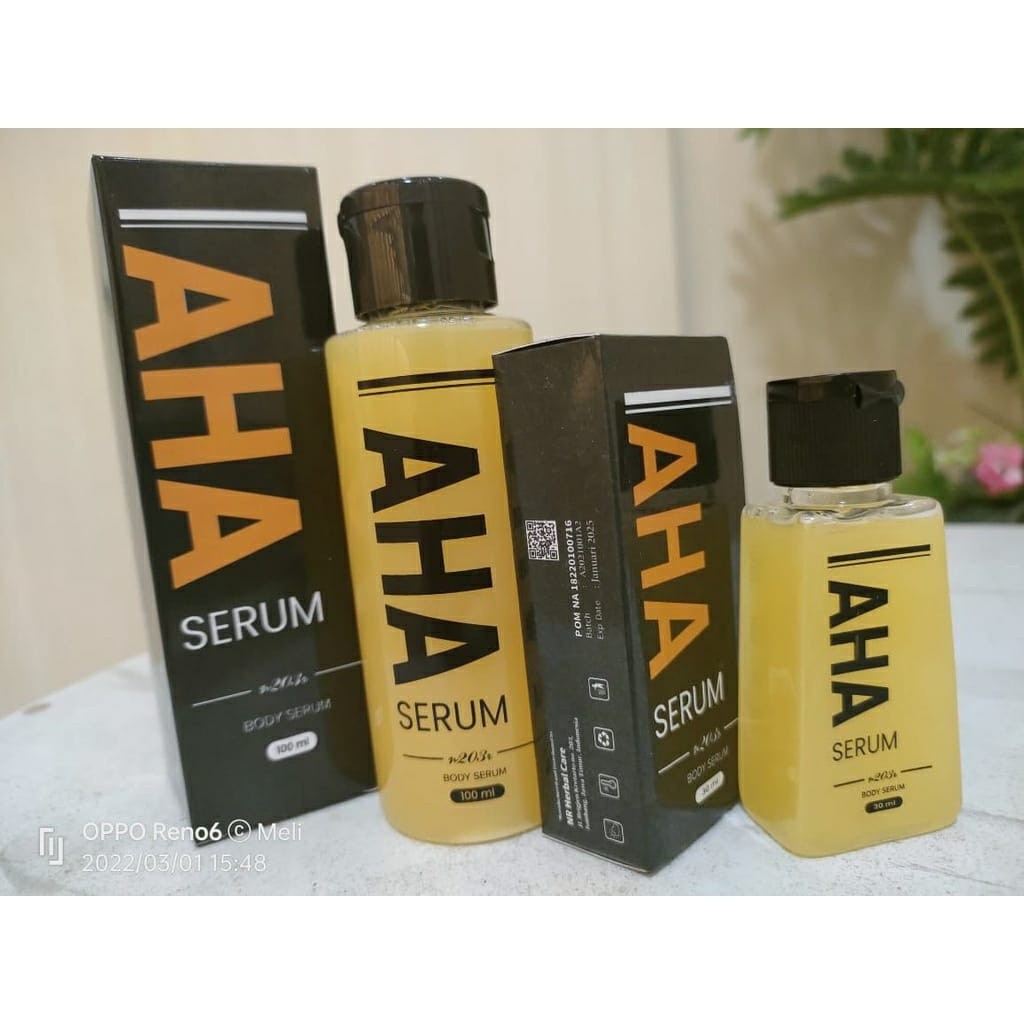 AHA Body Serum N203r ORI INDONESIA 30ML/MIMI WHITE AHA/PRECIOUS AHA