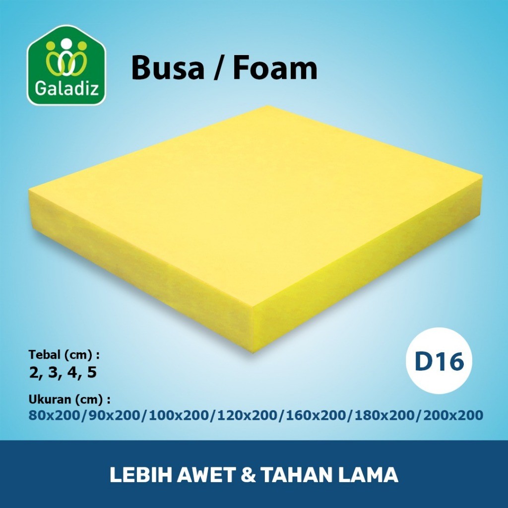 BUSA LEMBARAN (DENSITY 16)  BUSA KUNING ( TEBAL 2 CM - 5 CM )