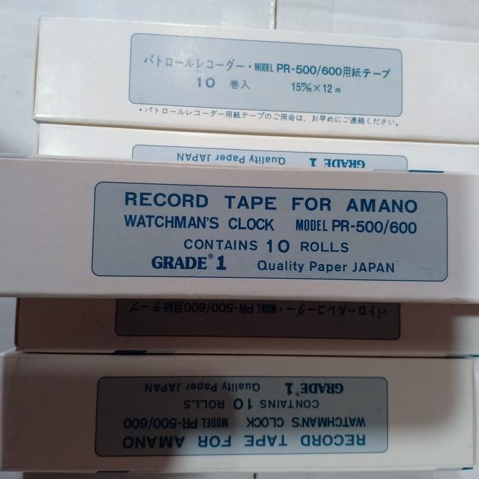 

Paper Roll Grade 1 Amano PR 500/600(isi 10roll)