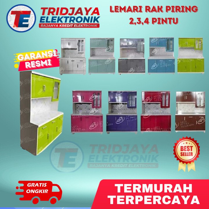 LEMARI RAK DAPUR 2 PINTU 3 PINTU 4 PINTU