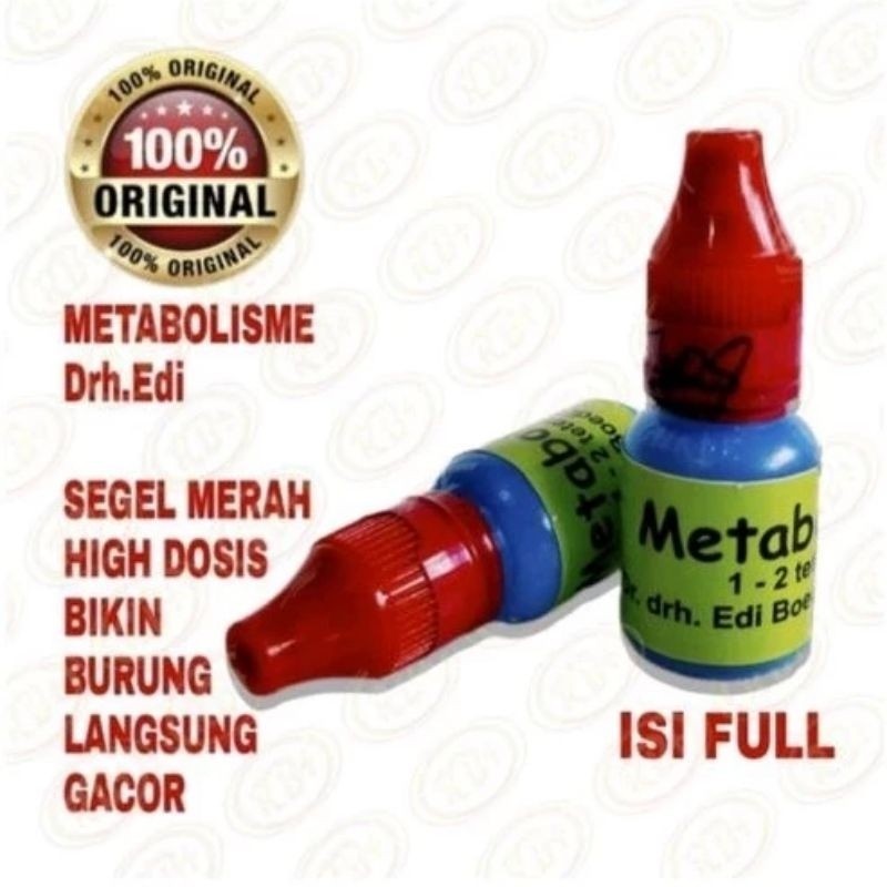 METABOLISME SEGEL MERAH METABOLISME DRH EDI BOEDI ORIGINAL  GARANSI