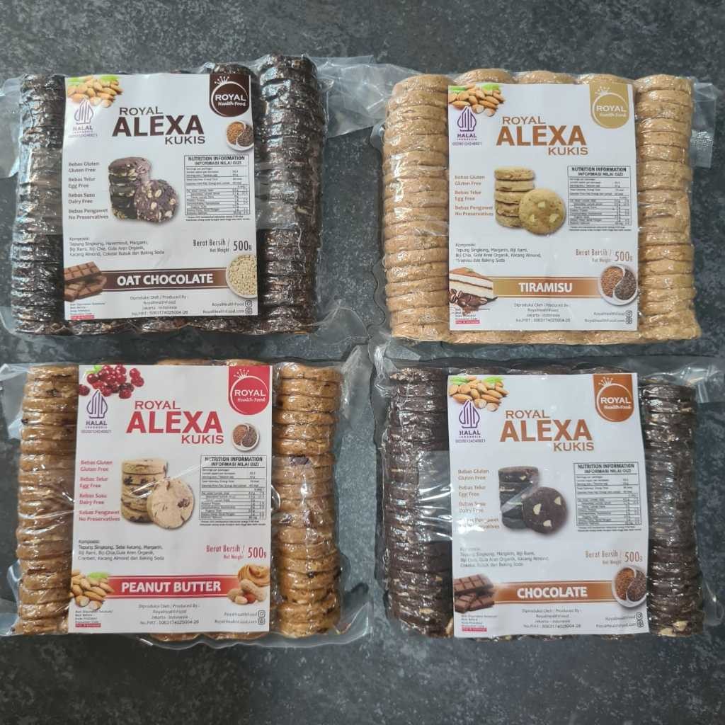 

Kue Kukis Gluten Free 500g Bebas Gluten Telur Pengawet - Royal Alexa TERMURAH