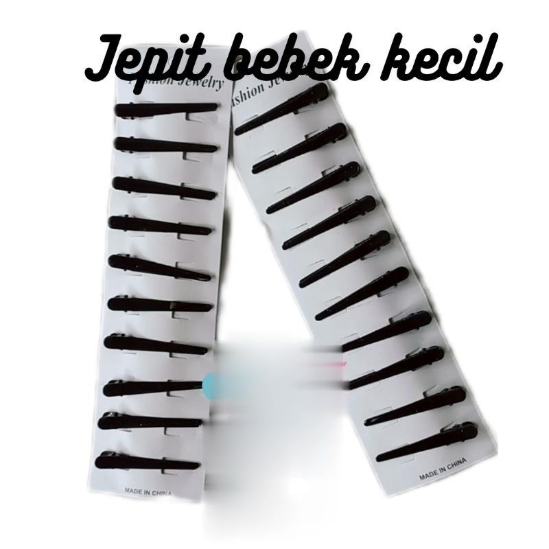 1 pcs Jepit Rambut Hitam jepit rambut bebek Kecil