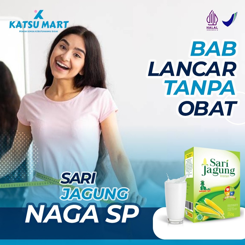 

Sari Jagung Naga SP 250g Untuk Melancarkan Buang Air Besar Dan Menjaga Kesehatan Tulang
