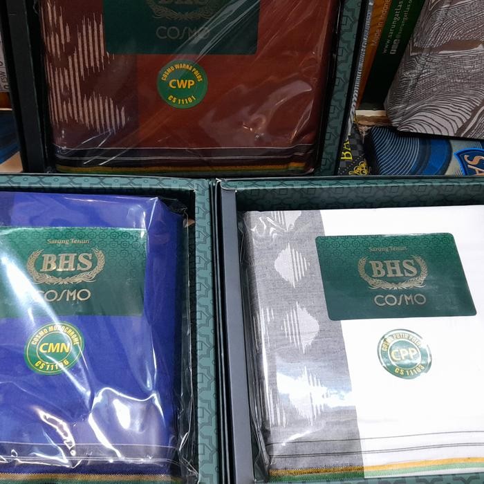 sarung bhs cosmo - Putih