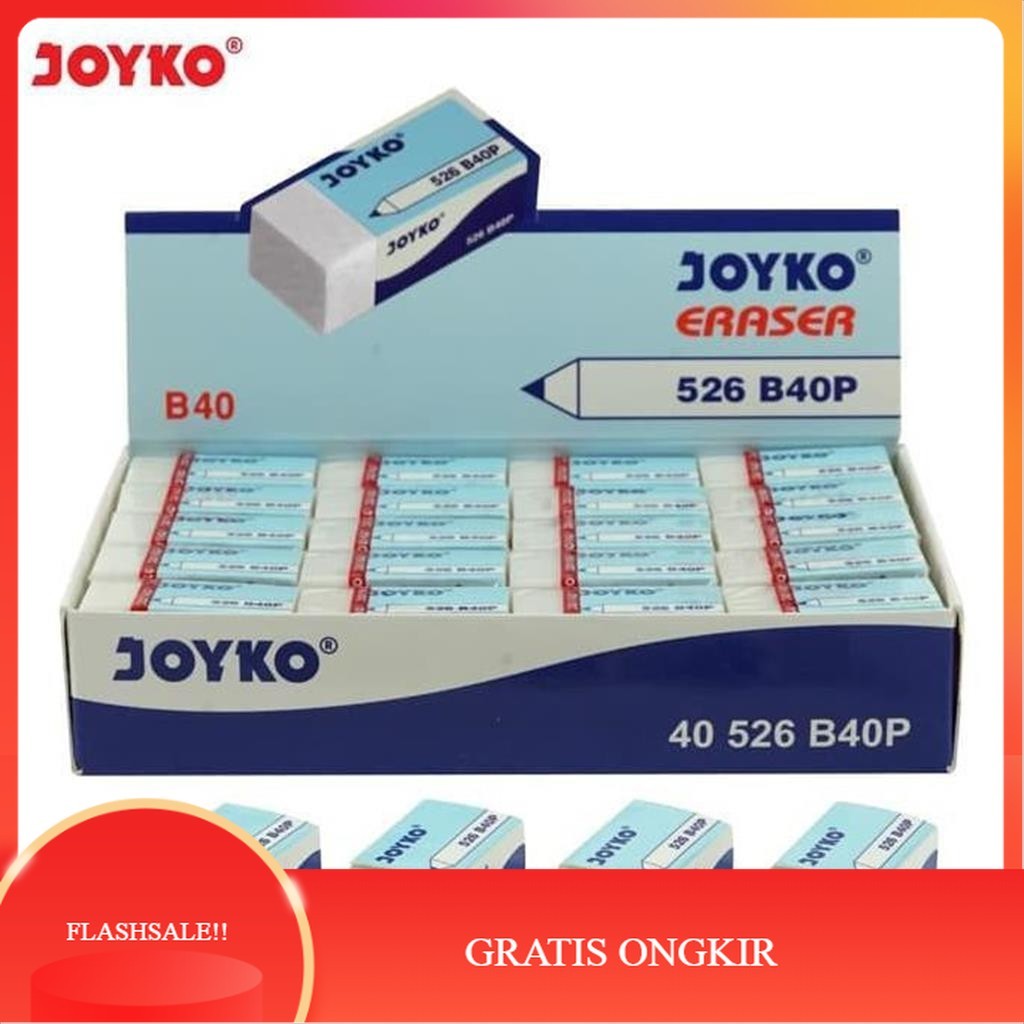 

【AGNES_ID】FLASHSALE!! Penghapus / Stip Joyko Putih Kecil (40PCS)