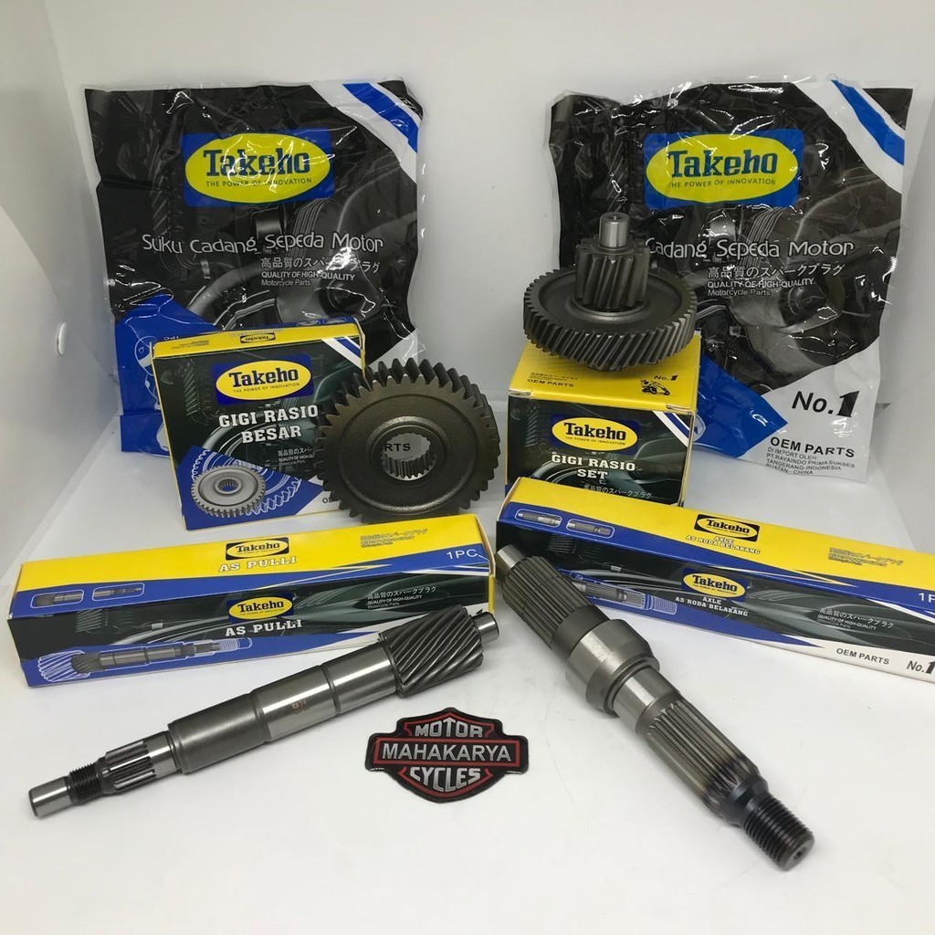 GIGI RASIO MIO M3 AS PULLY MIO 125 GIGI GARDAN MIO Z AS RODA BELAKANG FINO 125 MERK TAKEHO