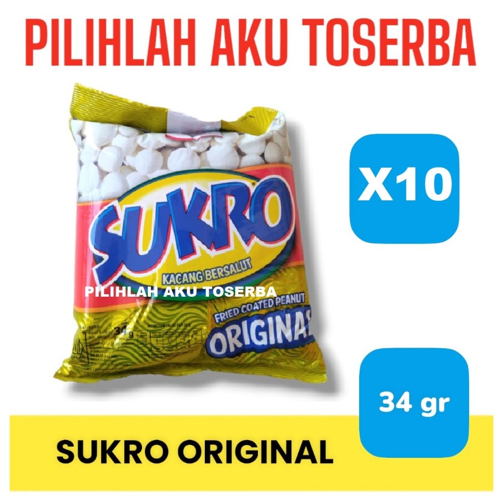 

Dua Kelinci Kacang SUKRO ORIGINAL 34 gram - ( HARGA PER 10 BUNGKUS )