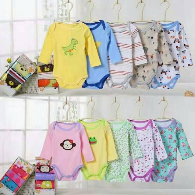 Jumper Bayi Lengan Pendek&Panjang 5in1 SNI