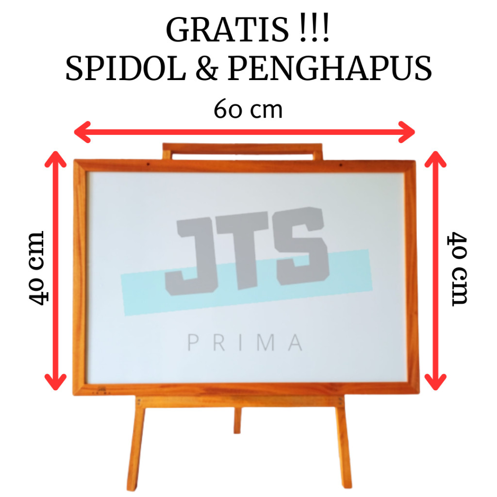 

KAYDEN STORE 1 Set Papan Tulis White Board Ukuran 40X60 (GRATIS SPIDOL & PENGHAPUS)