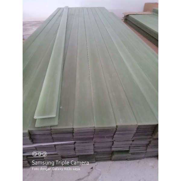 Fiber flat  Efg semi bening 3,5mm/Efg semi bening 4mm/ Efg semi bening 4,5mm #Ter CO