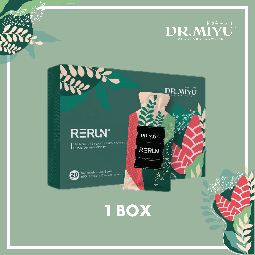 

RERUN DR.MIYU 100% Natural Plant-Based Beverage (30ml x 20 sachets)