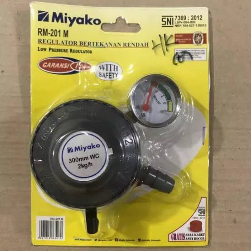 REGULATOR DAN SELANG GAS MIYAKO / REGULATOR+SELANG GAS MIYAKO