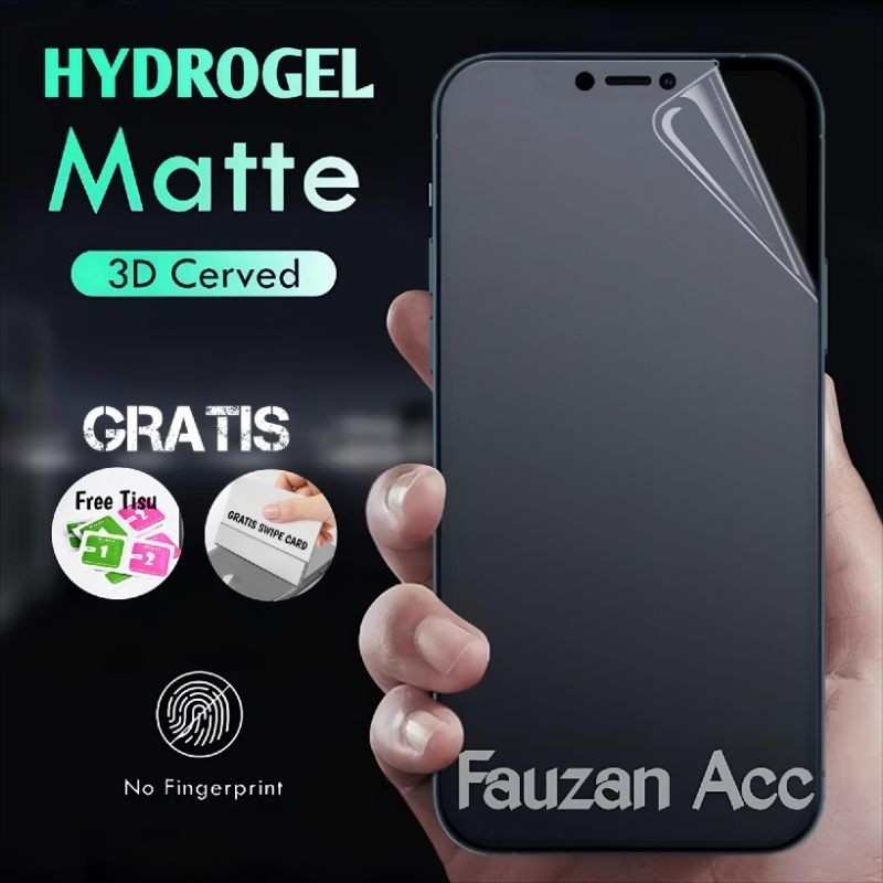 INSTANT + COD ANTI GORES HYDROGEL FILM MATTE TECNO SPARK 20 PRO 5G 20 PRO PLUS 20 PRO 20 20C GO 2024
