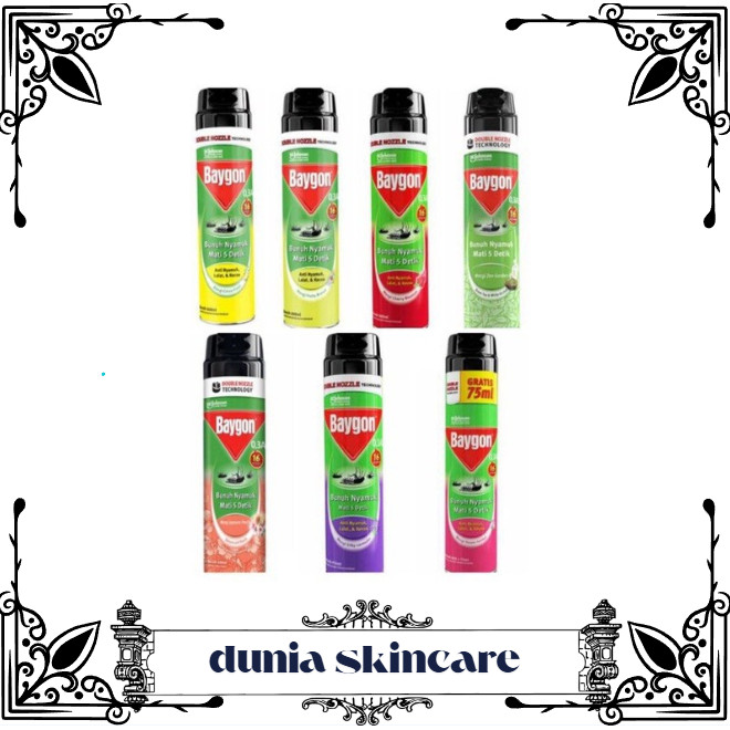 Baygon Aerosol 600 ml Obat Nyamuk Baygon Spray Anti Nyamuk & Serangga