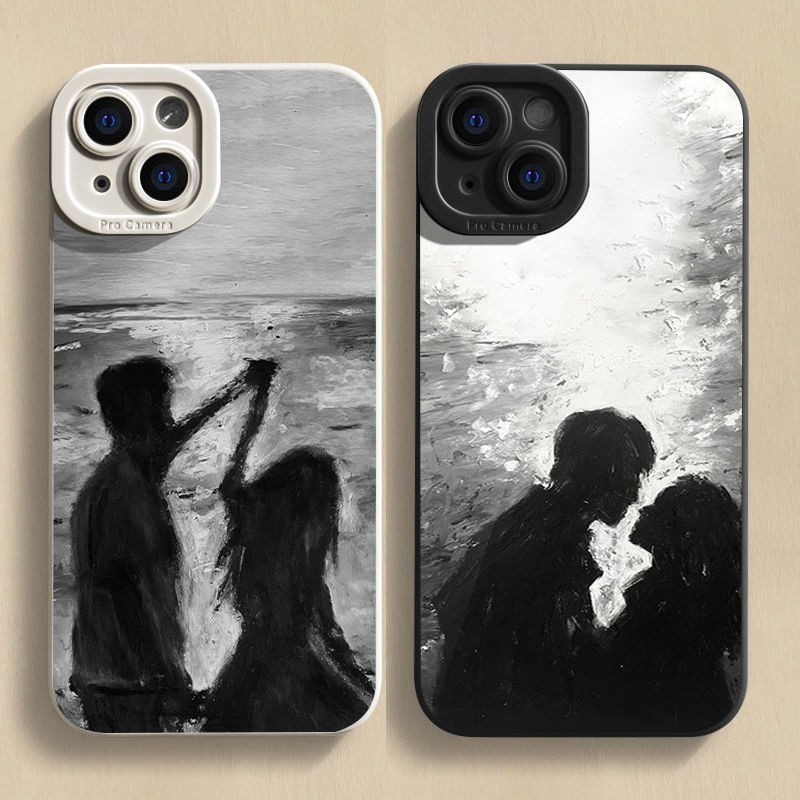 Untuk Case iPhone 11 12 13 PRO MAX 15 14 13 X XS XR 7 8 Plus casing hp Cartoon Cover aesthetic silik