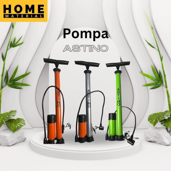 Pompa Ban Manual Astino Pompa Ban Sepeda Motor Mobil Tabung Meter Manual Hidrolik Pompa Angin Warna