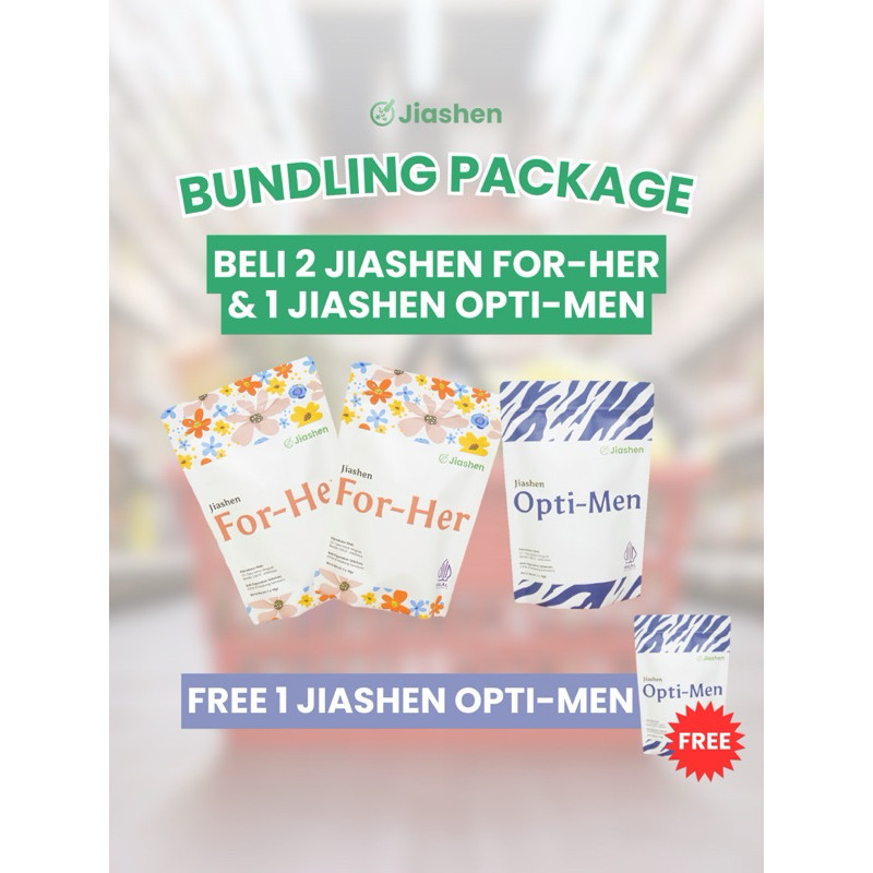 

[Spesial Bundling] Jiashen For Her 2 & Optimen 2 (Beli 3 Gratis 1)