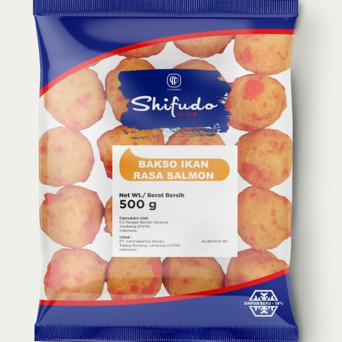 

Baso Ikan Rasa Salmon Shifudo Baso Salmon 500 Gr