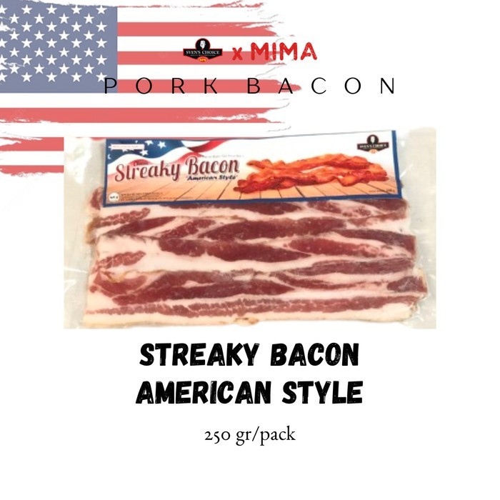 

SVEN'S CHOICE Classic American Streaky Bacon 250gr